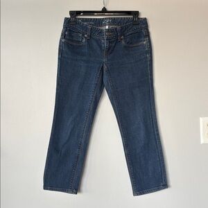 Ann Taylor LOFT modern crop jeans